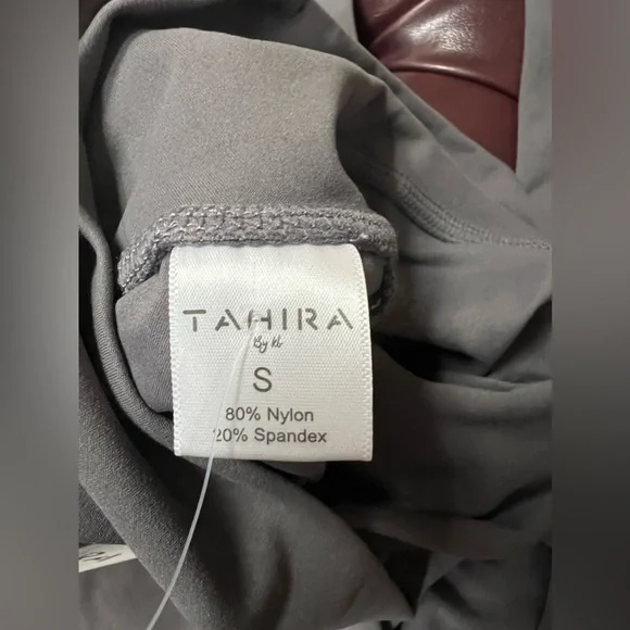 Tahira By KB Boujee Basic slate Gray Scrunch Leggings